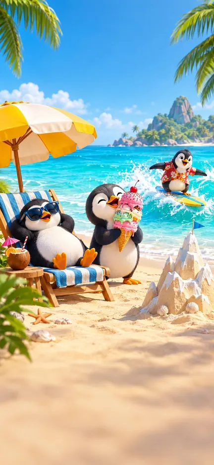 Penguin Holiday profile look
